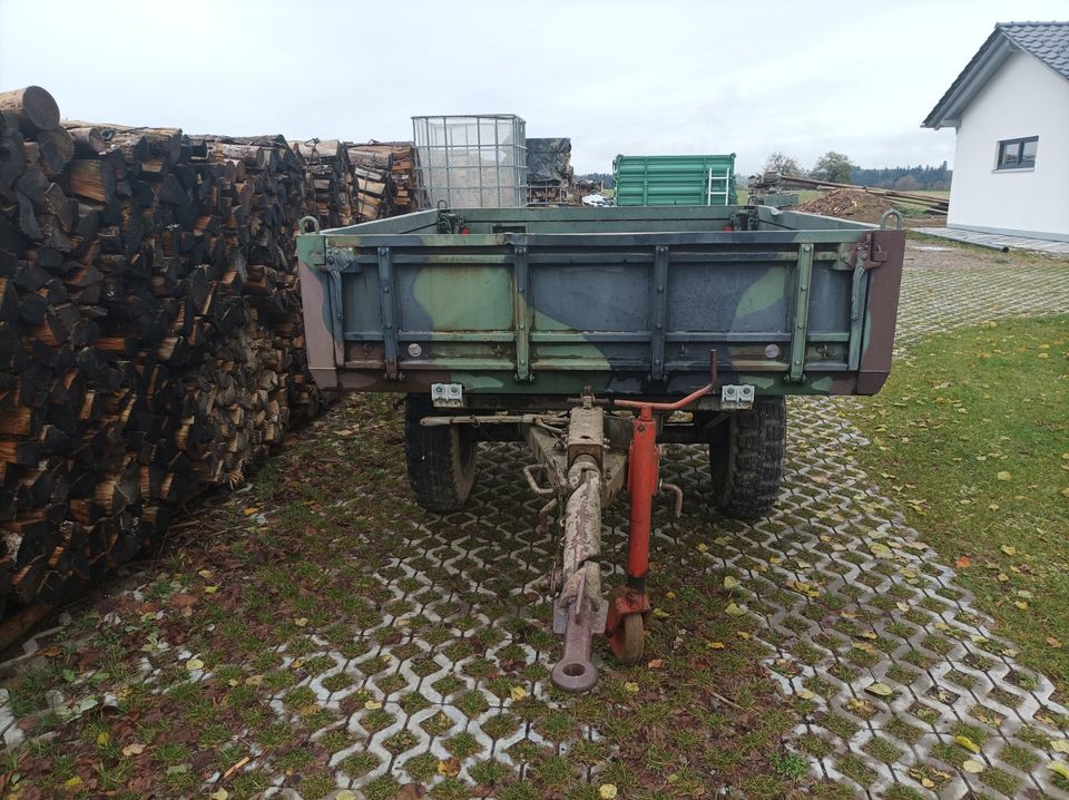 Bundeswehr Anhänger für Unimog / Traktor in Dornhan