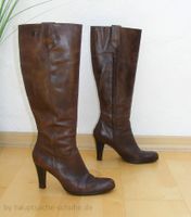 edle SCHUMACHER Echtleder High Heel Stiefel Gr. 40 - inkl.Vers. Baden-Württemberg - Neulingen Vorschau