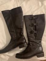 XXL Weitschaft Langschaft Gabor Echt-Leder Stiefel wneu 37 dunkel Berlin - Karlshorst Vorschau