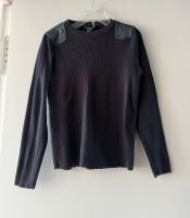 Ralph Lauren Pullover Schulterklappen Leder vintage (€250) rare! Frankfurt am Main - Gutleutviertel Vorschau
