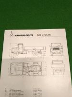 Magirus LKW Oldtimer 170 D 12 AK Datenblatt Maßzeichnung Kipper Rheinland-Pfalz - Selters Vorschau