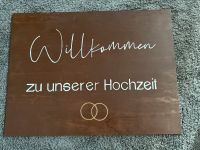 Willkommens-Schild Hochzeit Baden-Württemberg - Ölbronn-Dürrn Vorschau