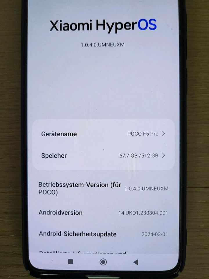 Xiaomi Poco F5 Pro 12/512 GB Weiß in Frankfurt am Main