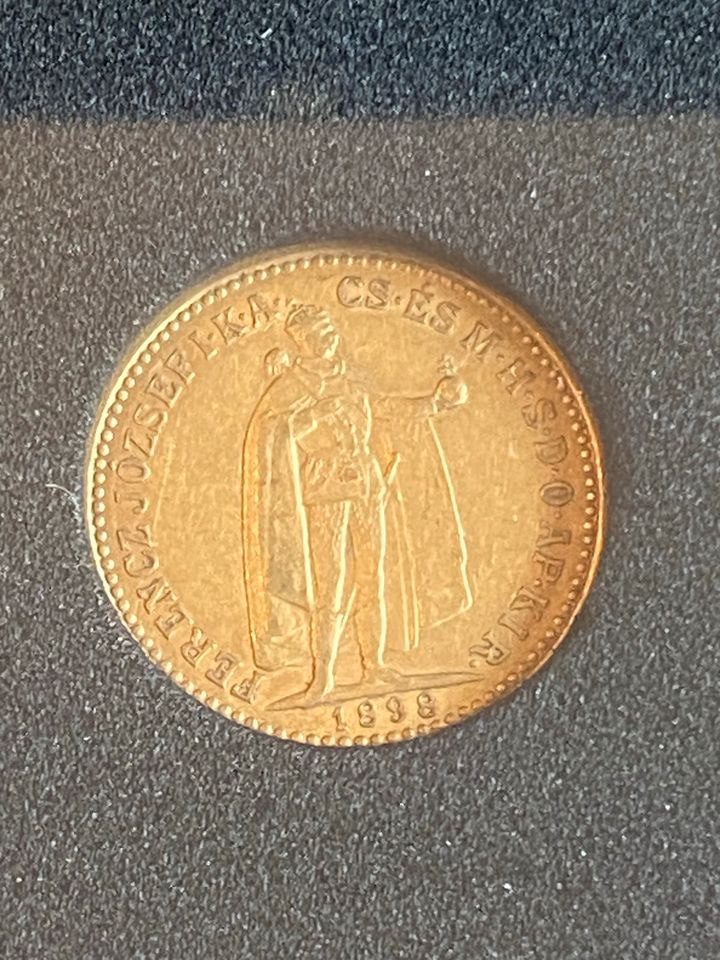 20 Kronen Goldmünze Stehender Kaiser 1892-1915 in Rendsburg