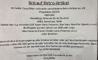 Suche Konsolen Gameboy PlayStation Xbox Atari Nintendo NES N64 Nordwestmecklenburg - Landkreis - Gägelow Vorschau