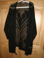 Gr.50 Janina Schwarze Lochmuster Long Strickjacke Hannover - Döhren-Wülfel Vorschau