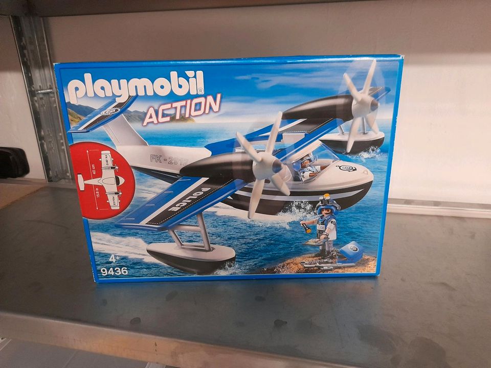 Playmobil Polizei Wasserflugzeug inkl. Zubehör in Schortens