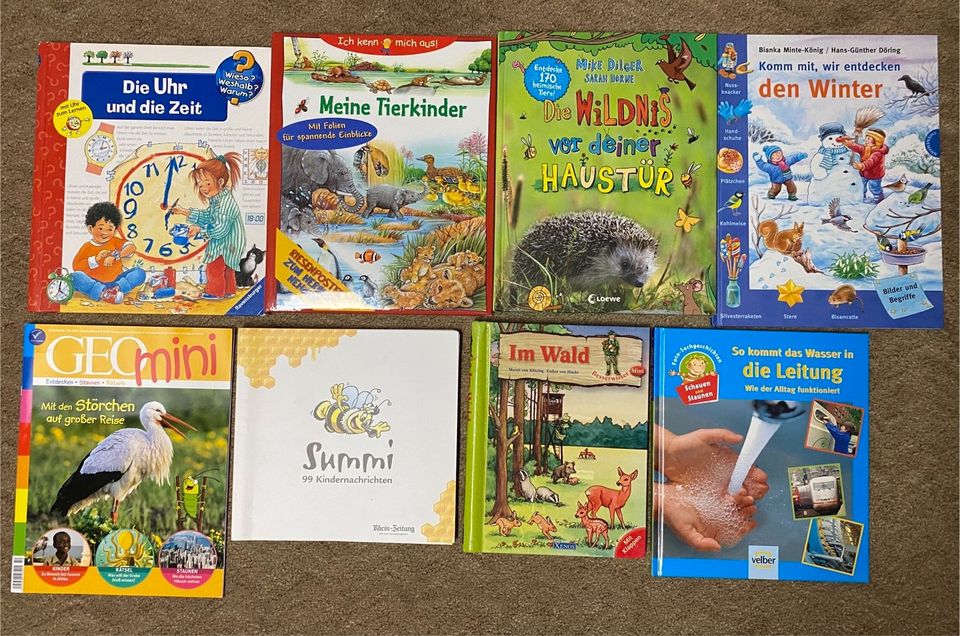 Sehr gut erhaltene Wissensbücher für Kinder in Herschbach