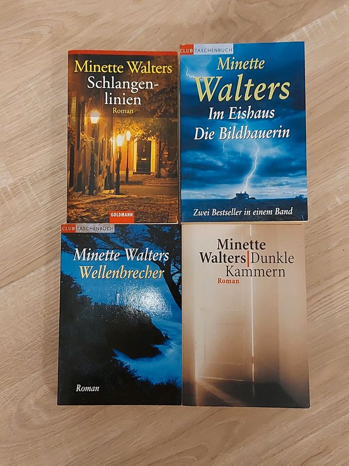 5 Krimis Minette Walters in 4 Büchern in Meine