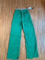 Pull & Bear Damen Jeans Hose grün weit wide leg langes Bein 32 XS Rheinland-Pfalz - Bodenheim Vorschau