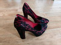 High Heels, Marke Guess, neuwertig, 12 cm, stylish, Rot-Scharz Baden-Württemberg - Lauchringen Vorschau