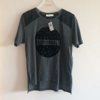 Abercrombie T-Shirt neu mit Etikett grau Aufdruck Spitze Niedersachsen - Oldenburg Vorschau