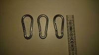 3x Karabinerhaken Karabiner 4x40mm Stahl verzinkt *NEU* Rheinland-Pfalz - Rohrbach (Pfalz) Vorschau