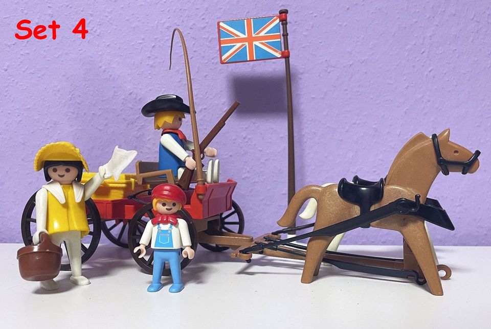 PLAYMOBIL Western/AWC ♥Kutsche Pferdewagen♥ 3587v1+Fächerhut!*RAR in Huglfing