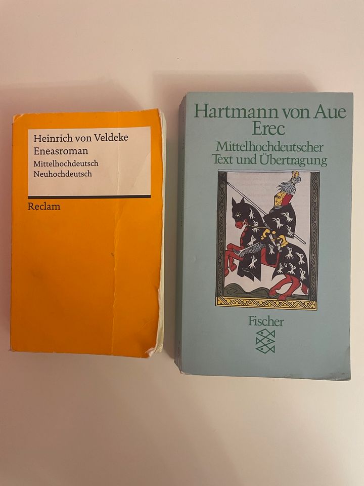 Mittelhochdeutsche Bücher für die Uni Eneasroman und Erec in Berlin