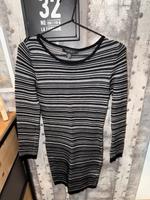 Amisu Kleid schwarz grau Größe 36 S Sachsen - Groitzsch Vorschau