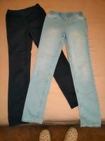 2er Set Jeggings Leggings Denim Jeans 140 H&M Sachsen - Ohorn Vorschau