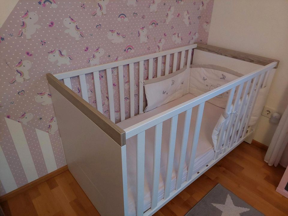 Babybett Kristin 70x140 weiß in Hosenfeld