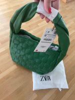 Zara Tasche Handtasche Henkeltasche grün Leder München - Schwabing-West Vorschau