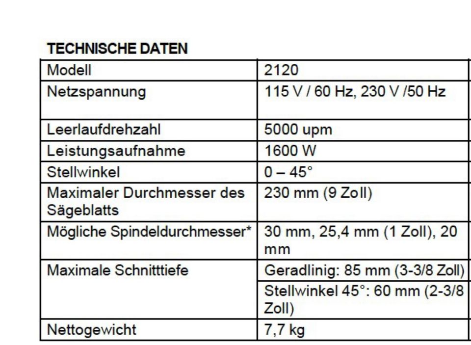 Tauchsäge Handkreissäge 85mm Schnitttiefe  45° 60mm in Hamburg