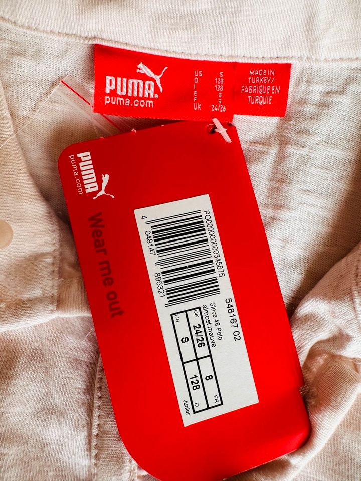 Mädchen Puma T-Shirt gr.S 128 Neu mit Etikett in Steinfeld