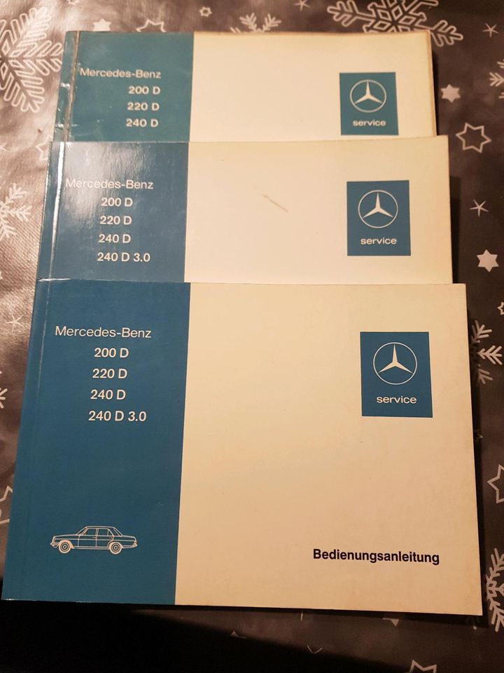 Bedienungsanleitung Mercedes W115 Diesel in Saarburg