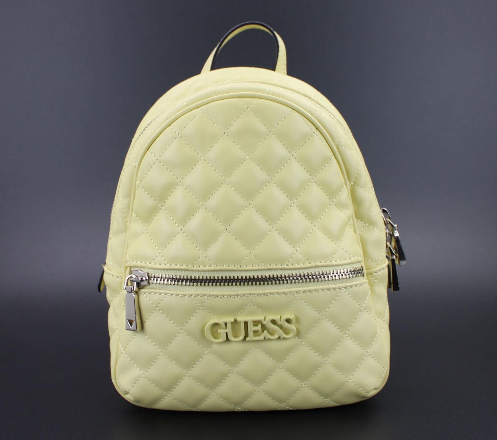 Guess backpack yellow new arrivals