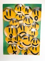 Leinwand Gemälde Bild Smileys Acryl Niedersachsen - Wolfsburg Vorschau