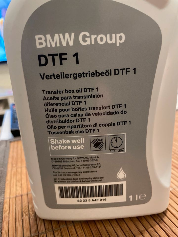 BMW Group DTF 1 Verteilergetriebeöl in Magdeburg