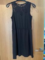 Ärmelloses Kleid/Sommerkleid in schwarz mit Spitze Bayern - Ansbach Vorschau