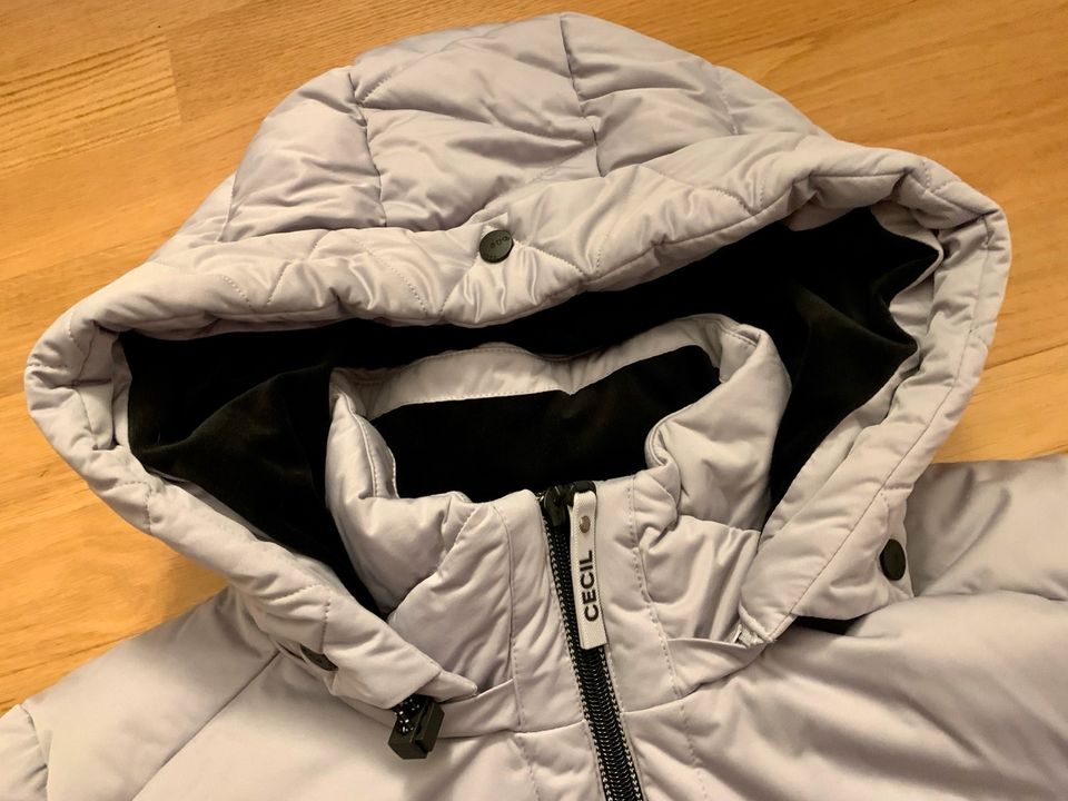 Cecil Winterjacke XL NEU grau silber Jacke warm gefüttert Mantel in Berlin