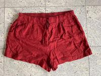 Rote Sommershorts Leinenshorts kurze Hose Rostrot Größe XL Hessen - Eiterfeld Vorschau
