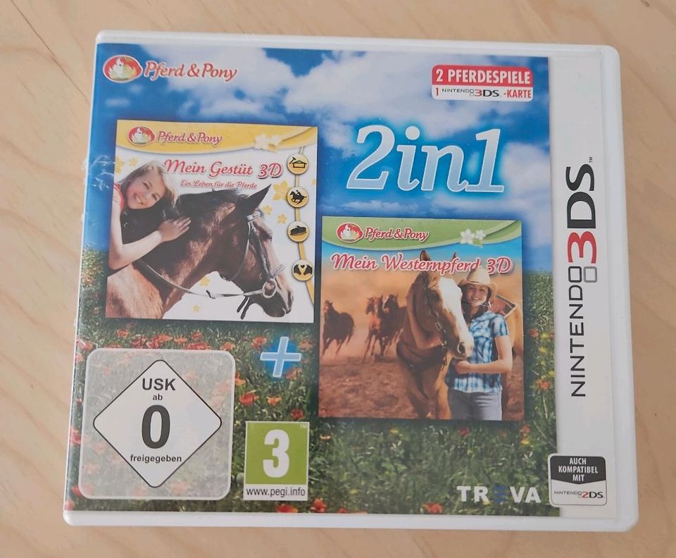 nintendo 3ds Spiel 2in1 Pferd & Pony in Dormagen