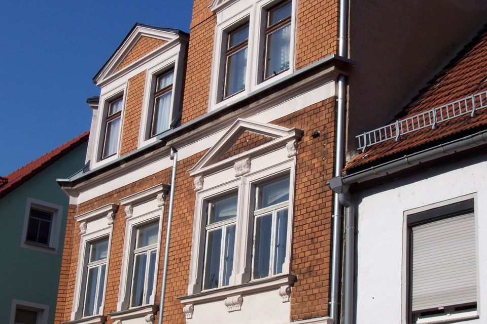 Mehrfamilienhaus Mügeln renoviert, Altmarkt, renoviert,Denkmal in Mügeln