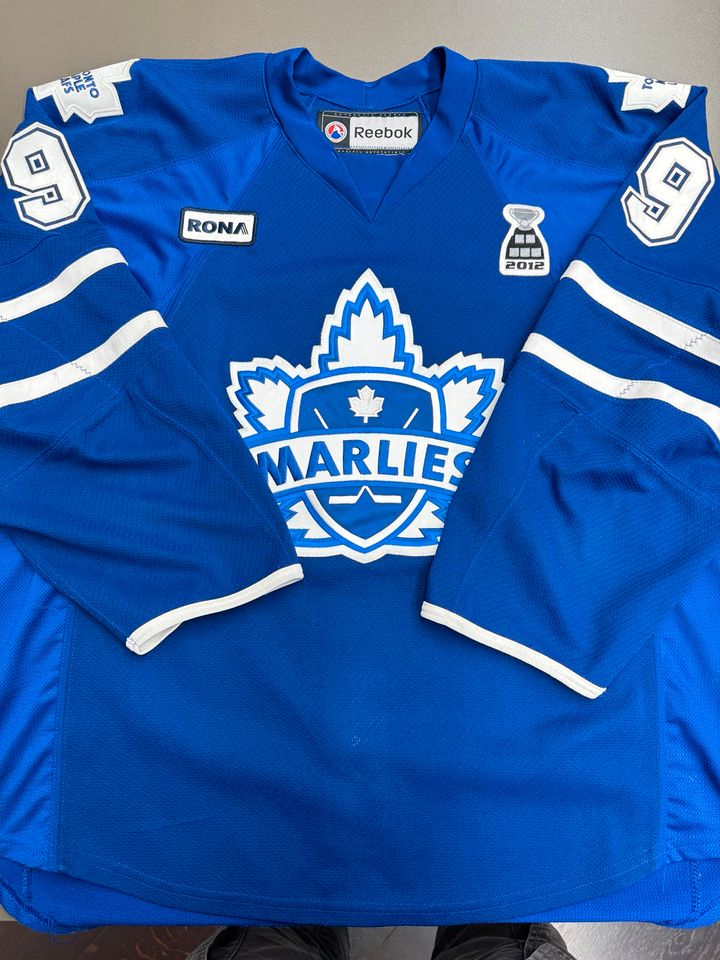 GAME WORN AHL Toronto Marlies Marcel Müller Calder Cup Finals in Hamburg