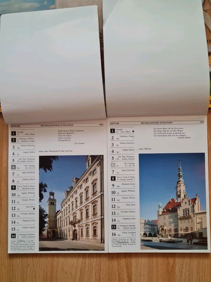 11x Schlesischer Bildkalender. Wie Neu. Siehe Fotos. in Landshut