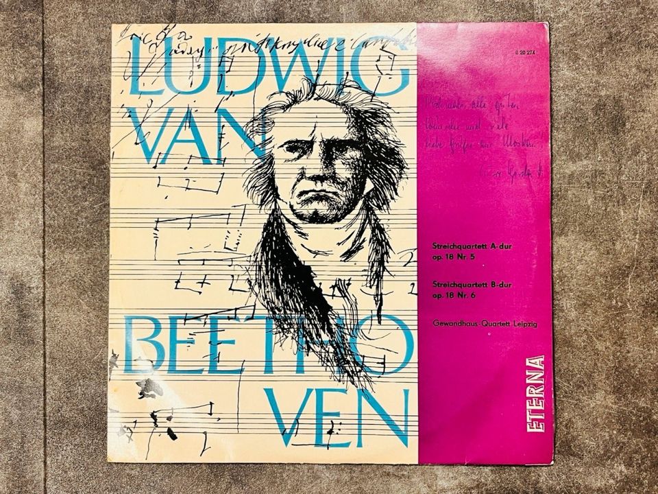 Ludwig van Beethoven Streichquartett Gewandhaus A/B-Dur Vinyl/LP in Dresden