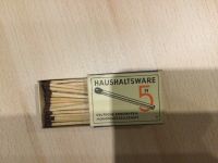 Haushaltsware; Vintage; Retro; Alt  Streichhölzer Schachtel 5Pf Baden-Württemberg - Ebhausen Vorschau