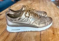 Goldene Nike cutout Leder Sneaker 39 Pankow - Prenzlauer Berg Vorschau