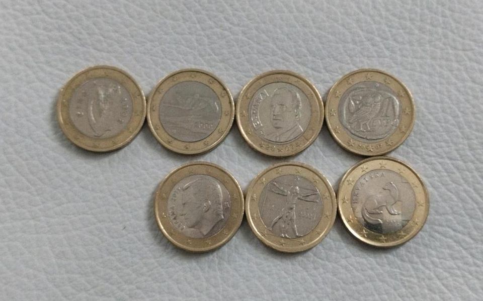 1-Euro-Münzen Sammlung in Berlin