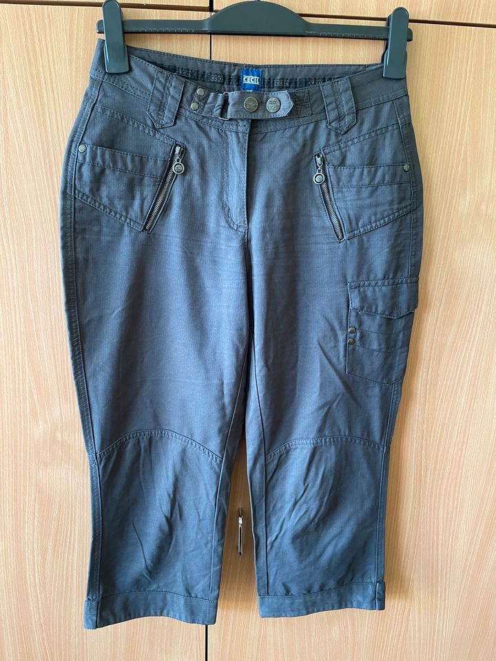 CECIL Damen Hose grau Gr. 28/22 Style „Nicky TNC“, TOP Zustand in Idstein