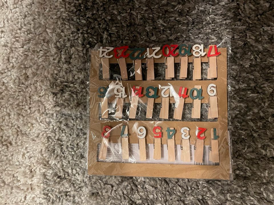 Klammern Adventskalender Original verpackt in Hamm