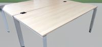 Steelcase Schreibtisch Arbeitsplatz Tisch Akazie Büro 160x80 st0204 - minus 25 % reduziert Kr. München - Garching b München Vorschau