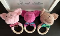 Greifling Greifring Schwein Ferkel Häkeltier Amigurumi neu Nordrhein-Westfalen - Kaarst Vorschau