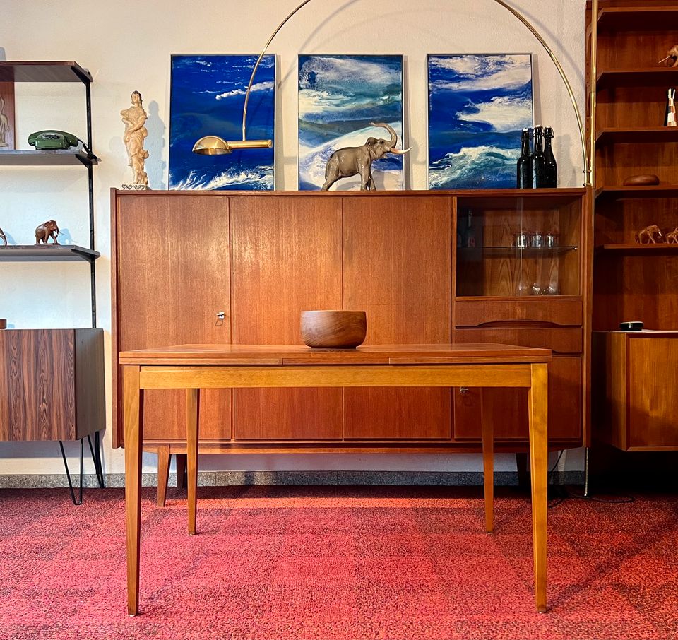 Mid Century Esstisch Danish Design 1960 Teak Vintage Tisch in Schorndorf