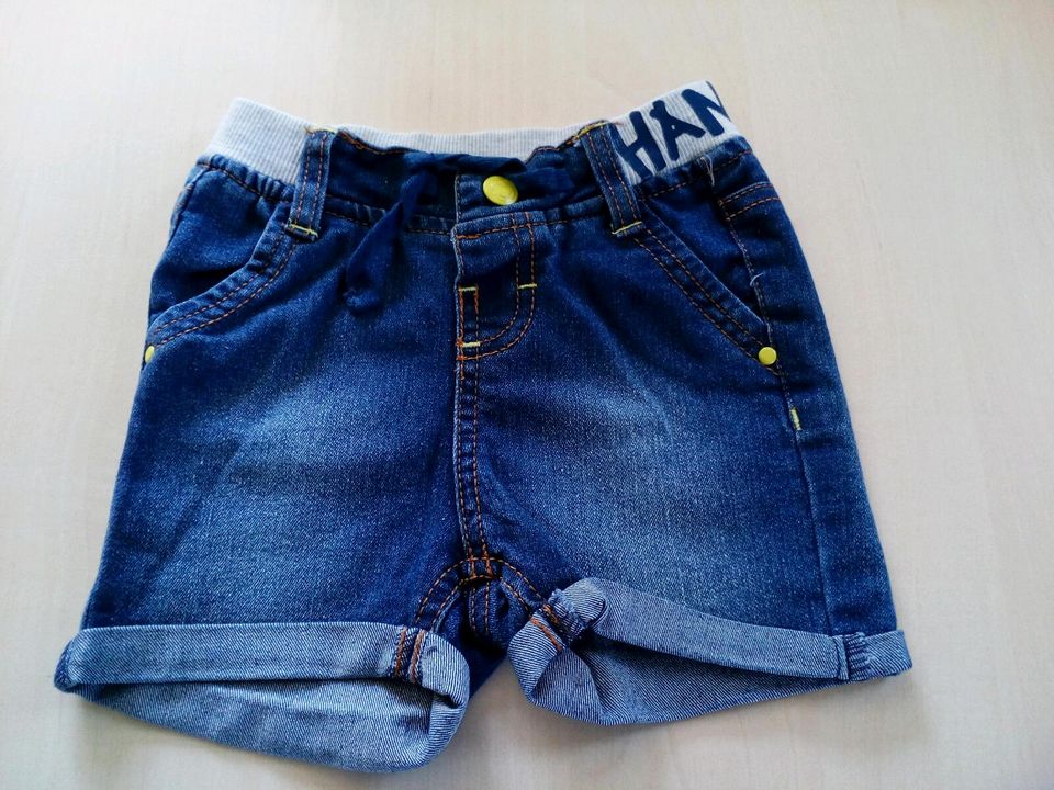 Kurze Jeans Hose von Ergee, Gr. 74, blau, neuwertig in Bremen