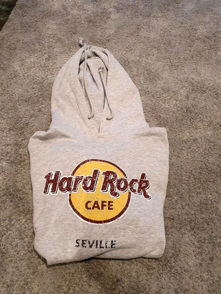 Hoodie Hard Rock Café Sevilla  grau Gr. S in Niederdorfelden