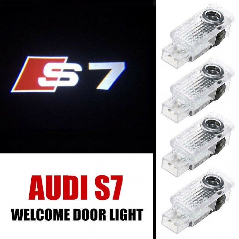 Audi S7 LED Türbeleuchtung ** RS A7 S-Line Logo Projektor NEU in