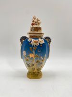 * ASIATISCHE VASE DECKELVASE KERAMIK CHINESISCH HANDBEMALT GOLD Berlin - Charlottenburg Vorschau