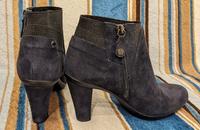 Geox Respira High-Heel-Stiefelette dunkelblau Düsseldorf - Gerresheim Vorschau